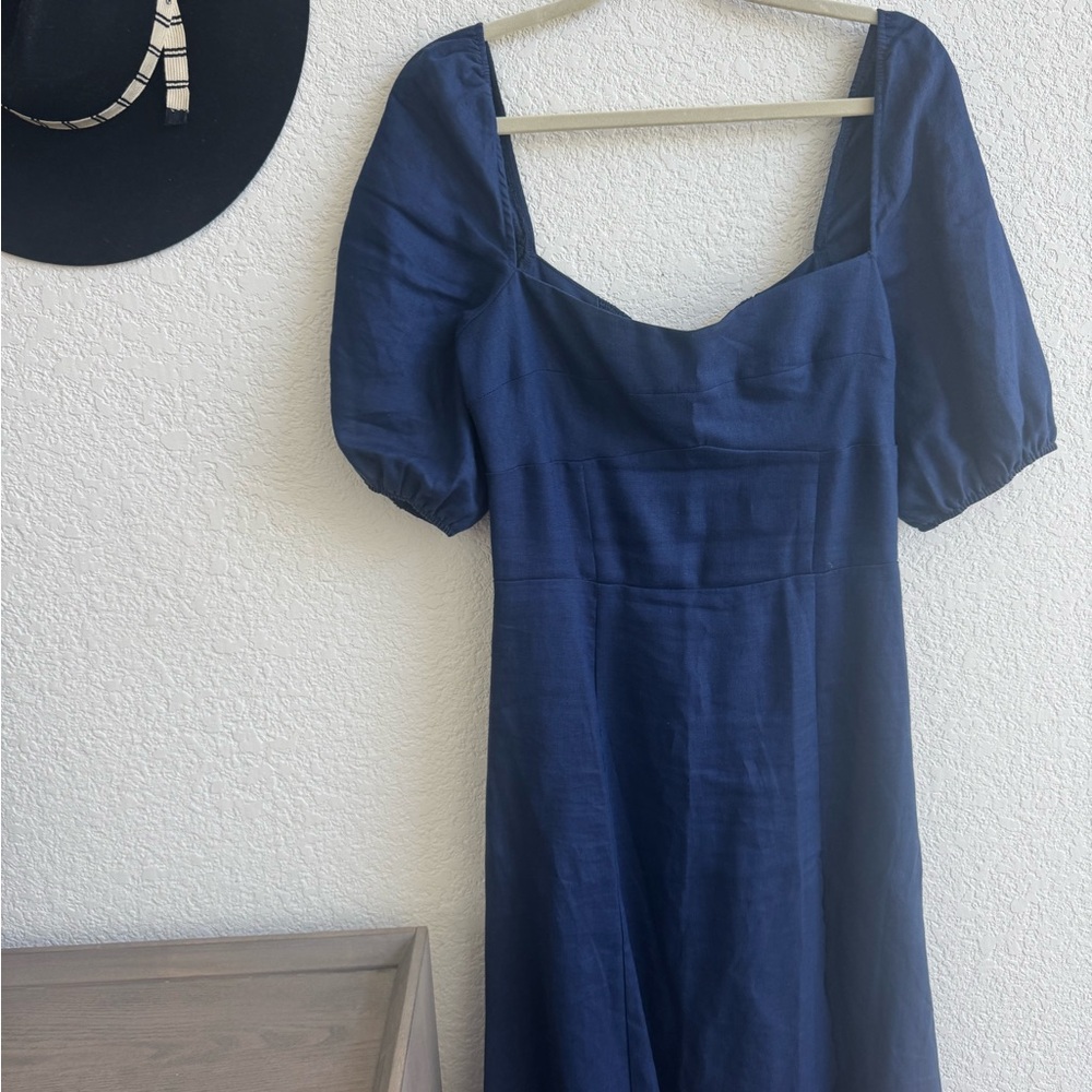 Elegant Navy Blue Dress